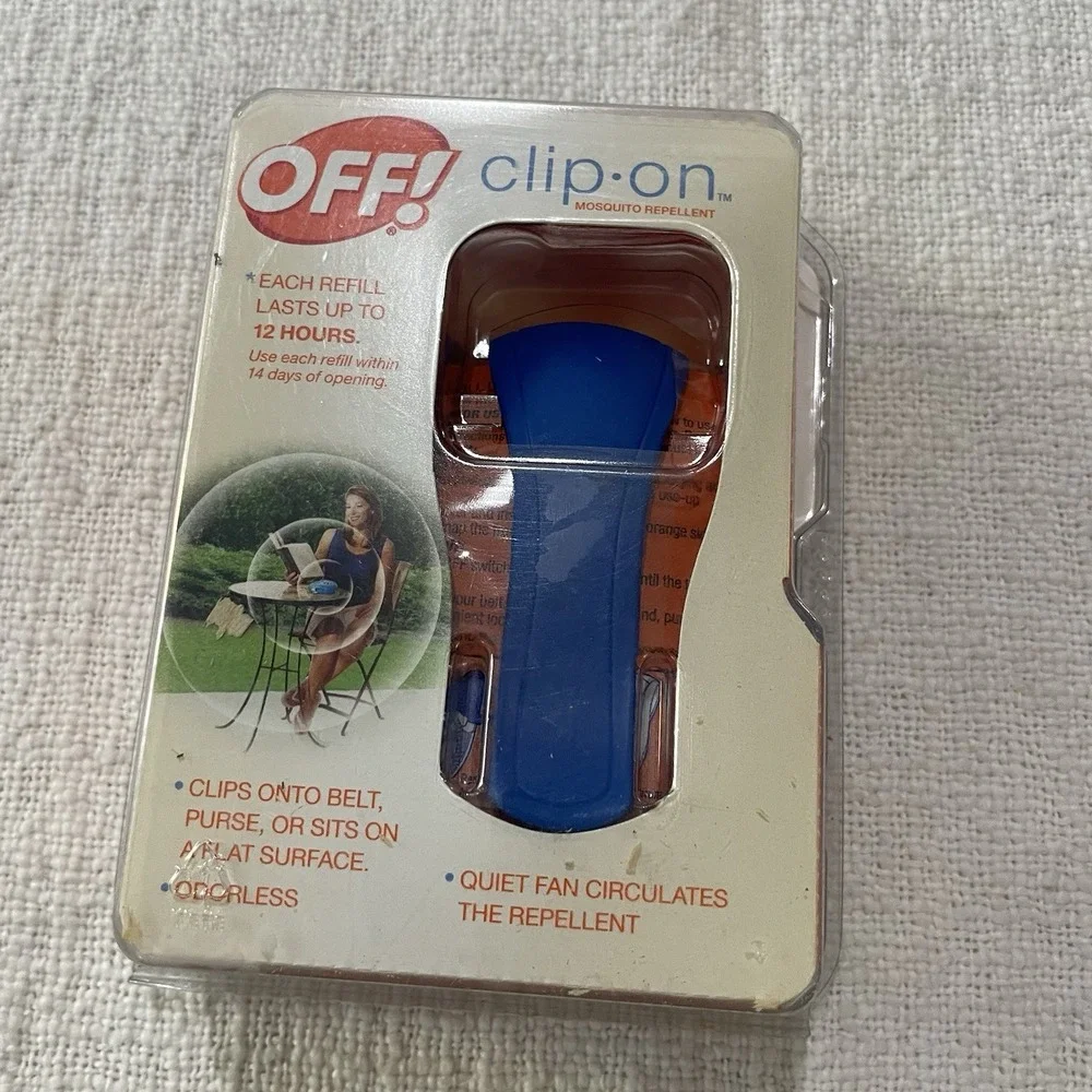 OFF! Clip-On Mosquito Repellent Refills 1 Pack w/2 Refills New Sealed 12‎ hrs